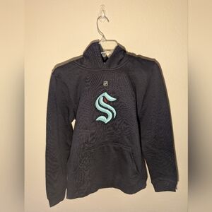 Outerstuff NHL Youth Boys Seattle Kraken Primary Logo Fleee Hoodie